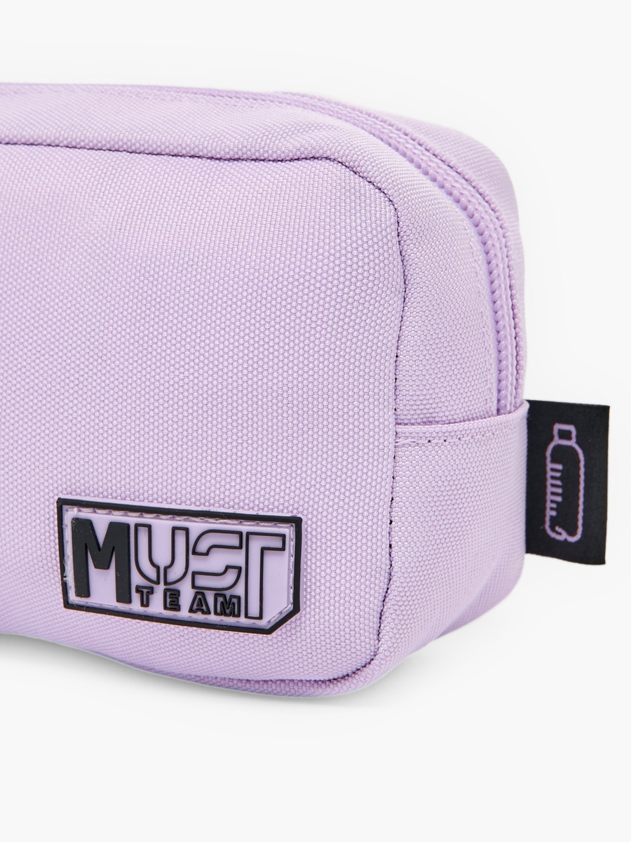 Solid Pencil Pouch with Zip Closure