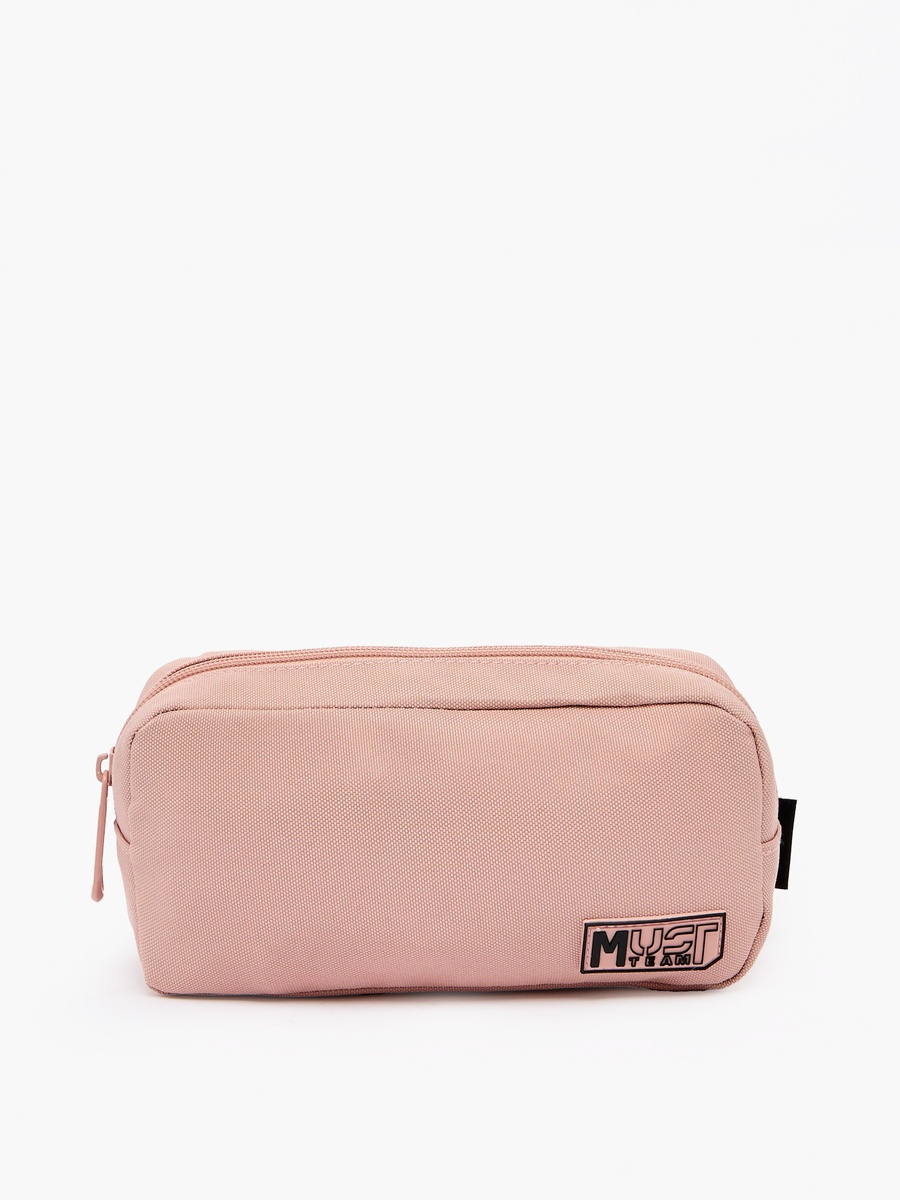 Solid Pencil Pouch with Zip Closure