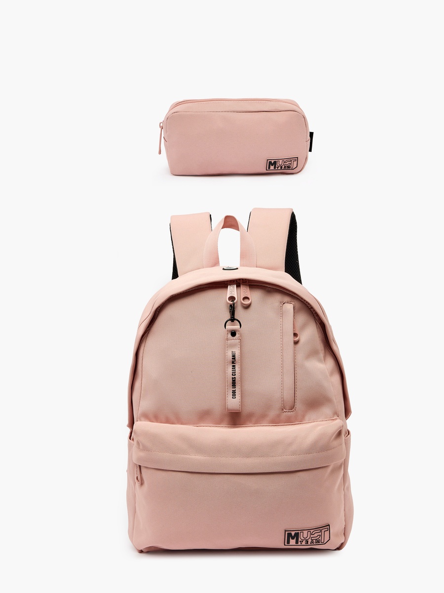 Solid Pencil Pouch with Zip Closure