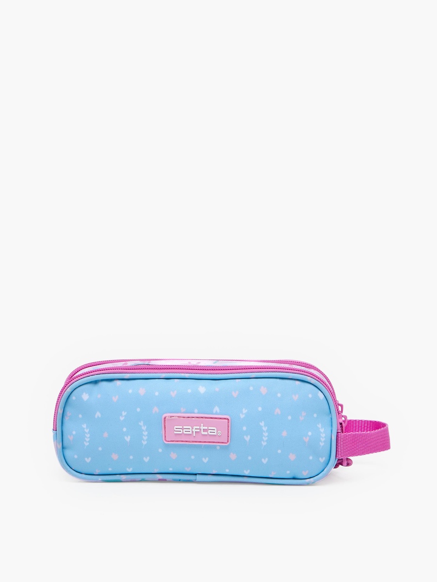 Safta Star Print Pencil Pouch with 2 Compartments