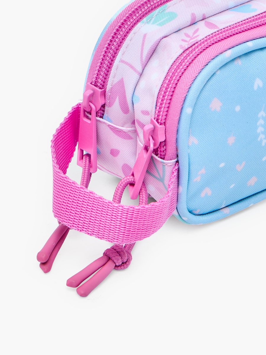 Safta Star Print Pencil Pouch with 2 Compartments