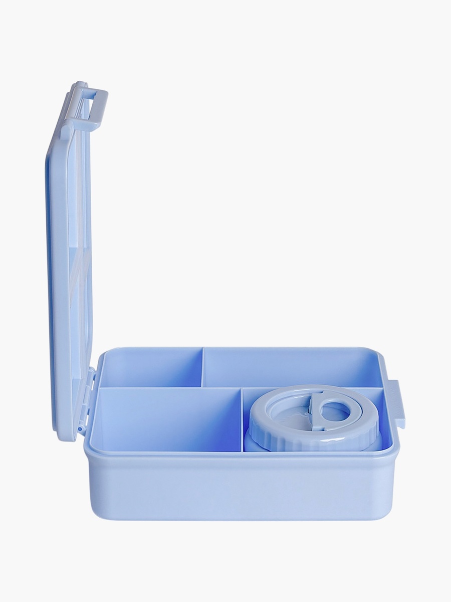 Glow Up 4-Compartment Lunch Box with Food Jar - 1900 ml