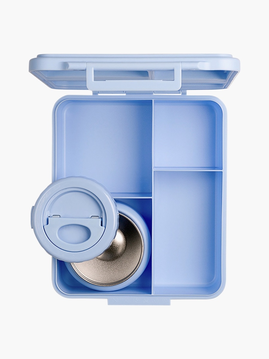 Glow Up 4-Compartment Lunch Box with Food Jar - 1900 ml