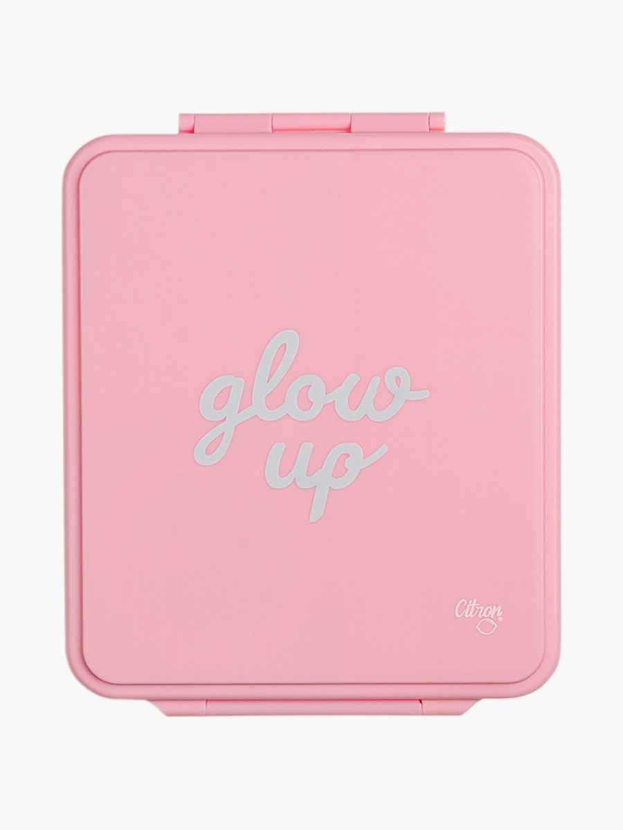 Glow Up 4-Compartment Lunch Box with Food Jar - 1900 ml