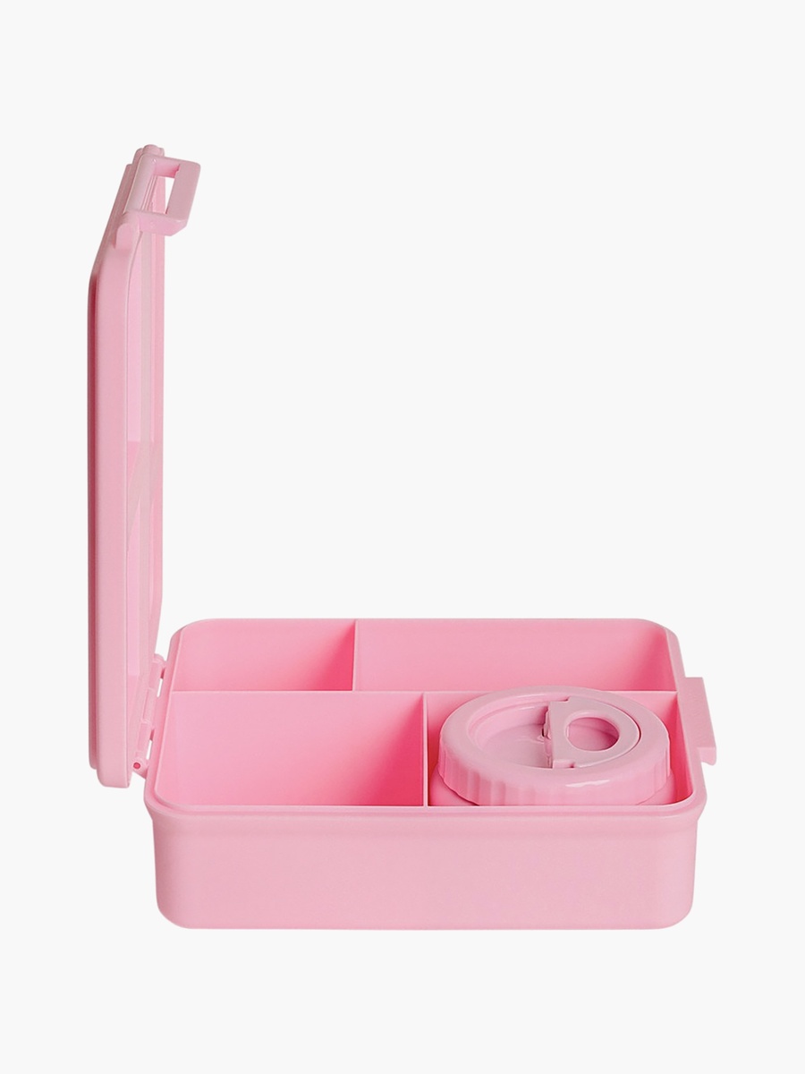 Glow Up 4-Compartment Lunch Box with Food Jar - 1900 ml