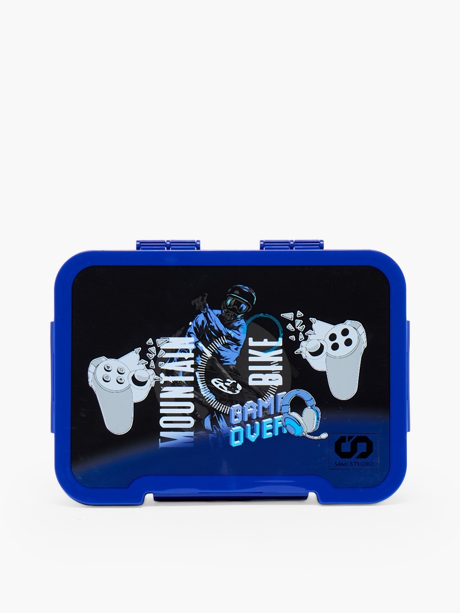 Game Print 5-Piece School Trolley Bag Set with Lunch Bag - 16 inch