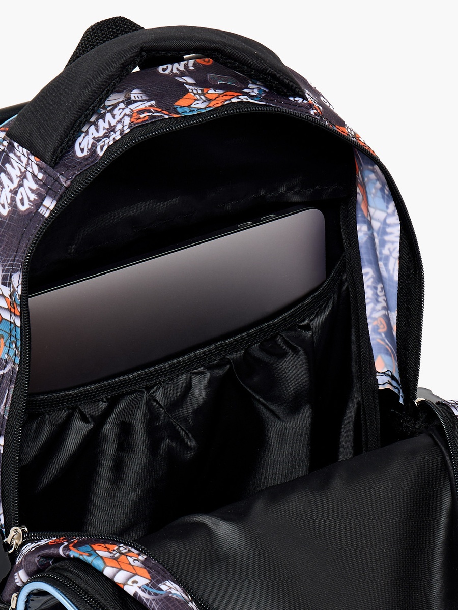 Rubiks Print 5-Piece School Trolley Bag Set with Lunch Bag -16 inch