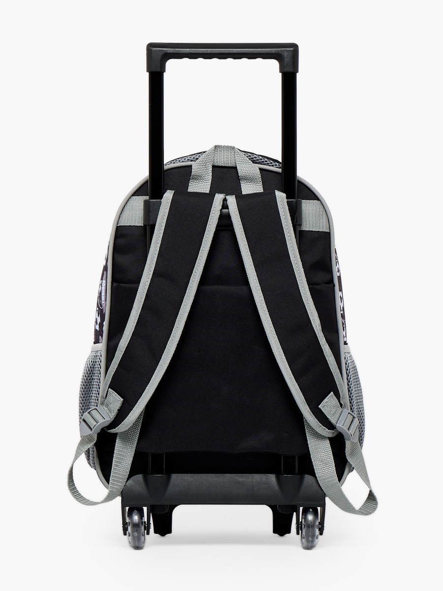 Football 5-Piece School Trolley Bag Set with Lunch Bag - 16 inch