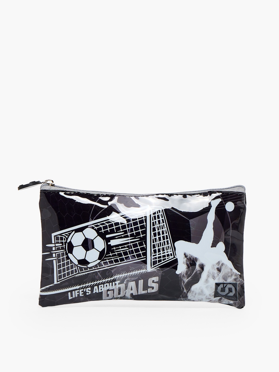 Football 5-Piece School Trolley Bag Set with Lunch Bag - 16 inch