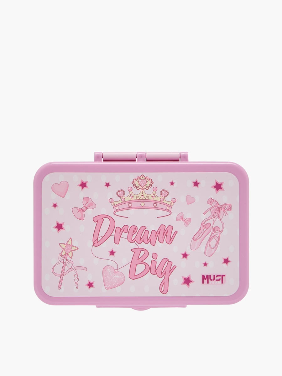 Girls Printed 5-Piece Trolley School Bag Set with Lunch Box - 16 inch
