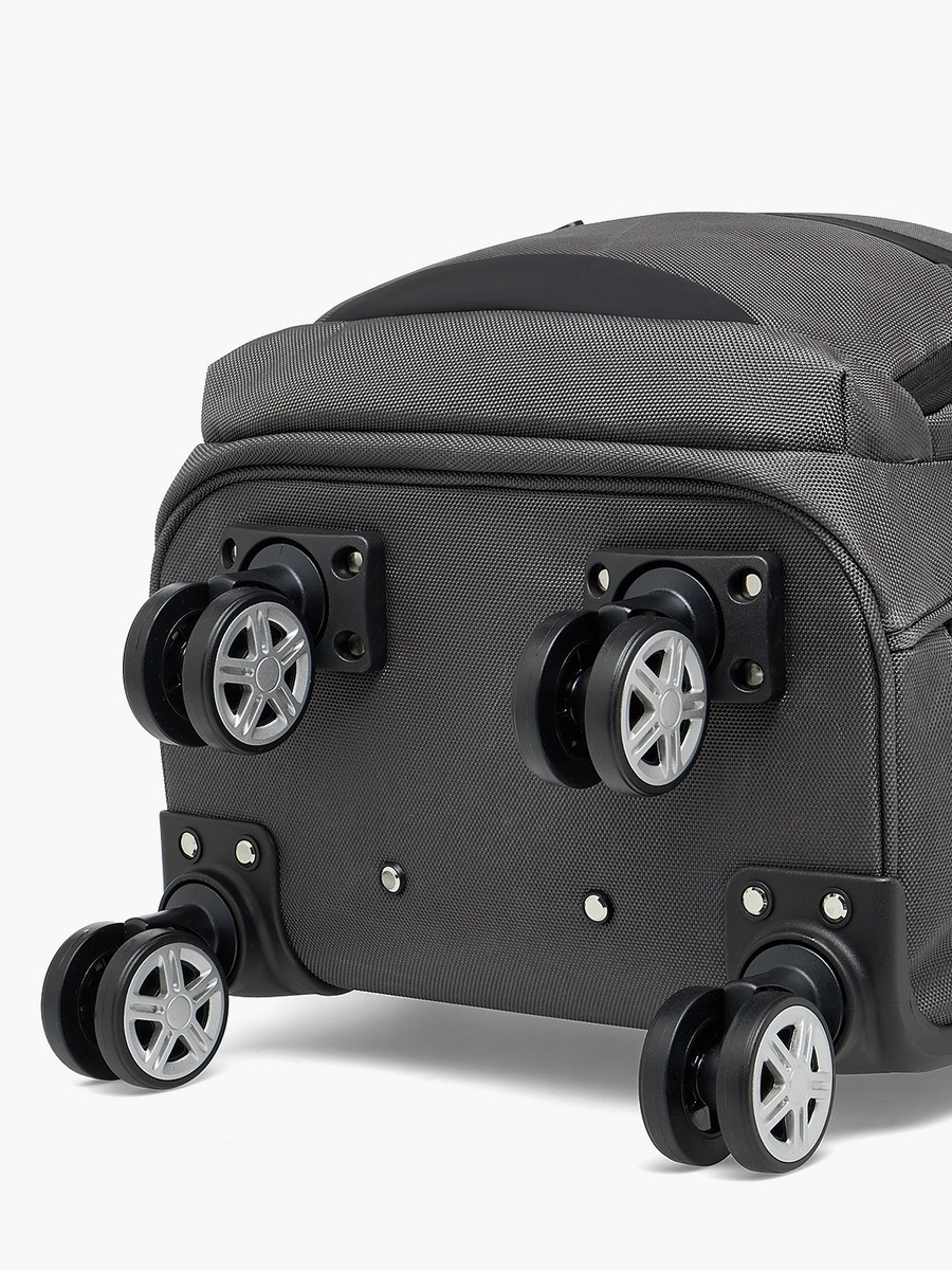 Solid Trolley Backpack with Retractable Handle - 18 inch