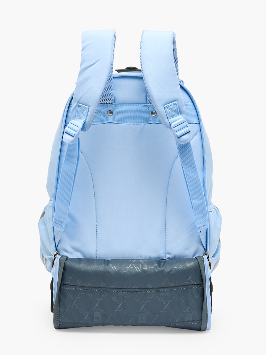 Bow Print Trolley Backpack with Retractable Handle - 18 inch