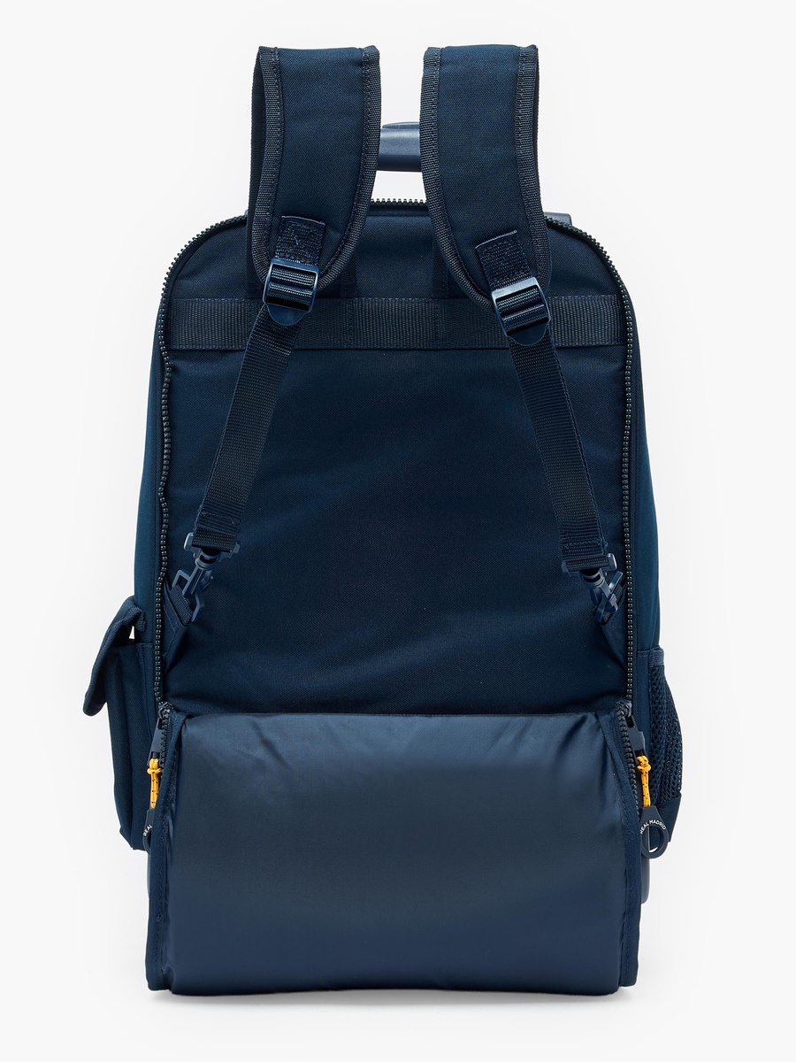 Boys Printed Trolley Backpack with Retractable Handle - 18 inch