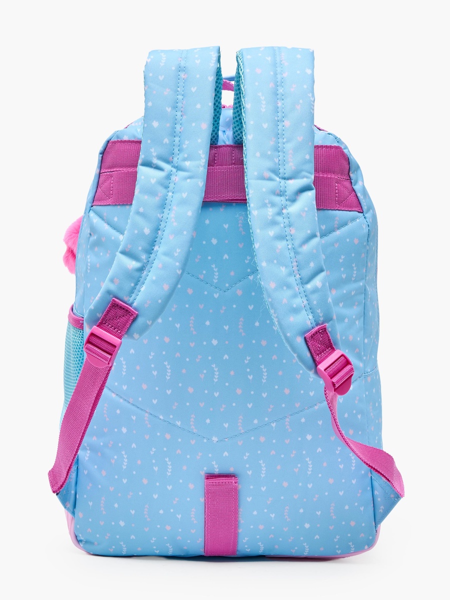Safta Floral Print Backpack with Padded Shoulder Straps - 18 inch
