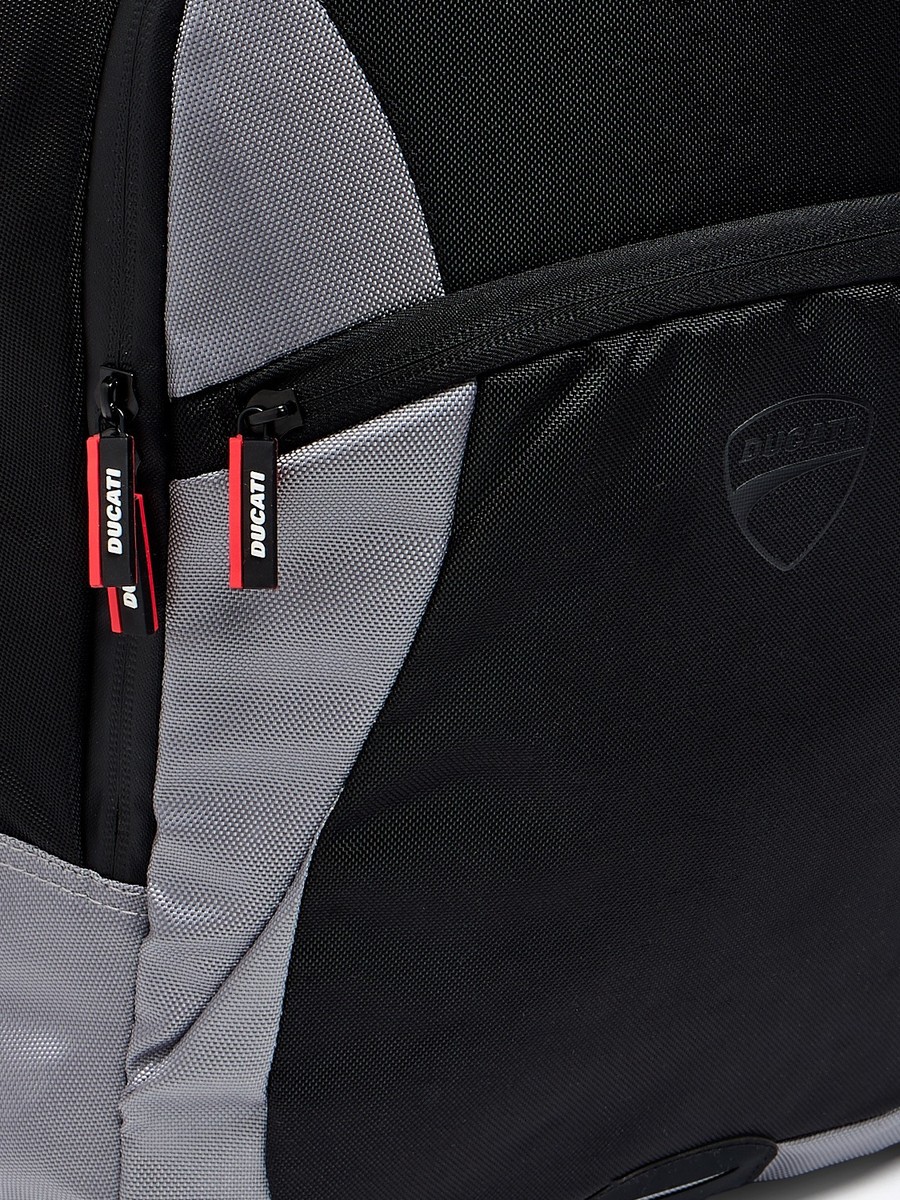 Boys Colourblock Backpack with Adjustable Shoulder Straps - 18 inch