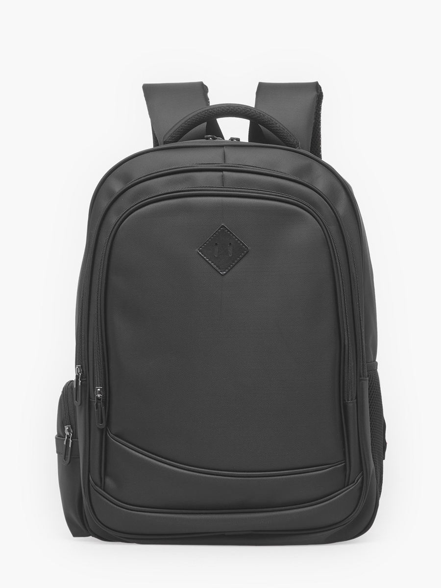 Solid Backpack with Padded Straps - 18 inch