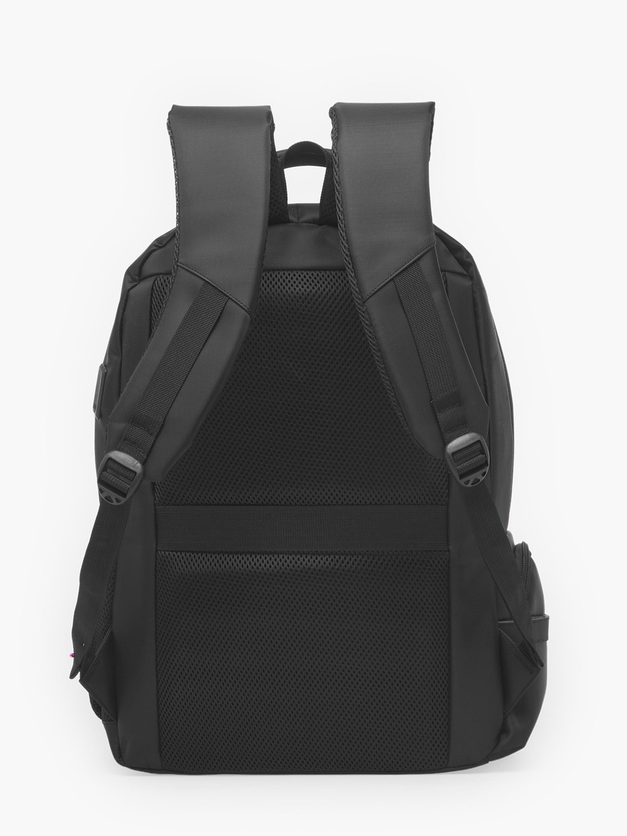Solid Backpack with Padded Straps - 18 inch