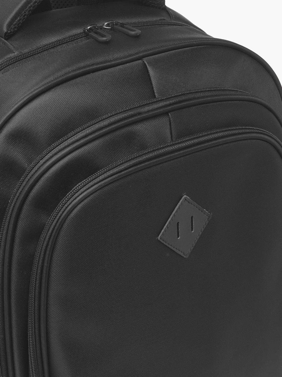 Solid Backpack with Padded Straps - 18 inch