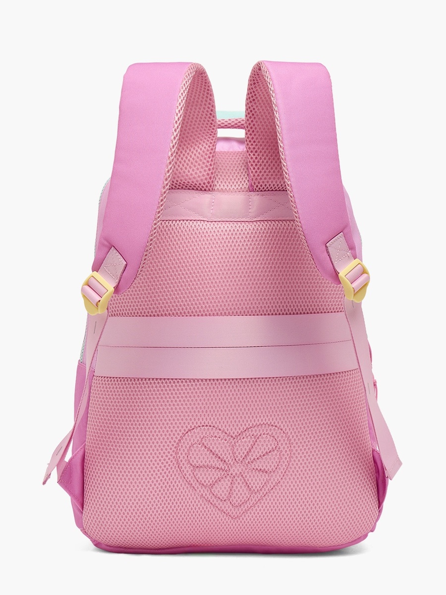 Girls Checked Backpack with Padded Shoulder Straps - 17 inch