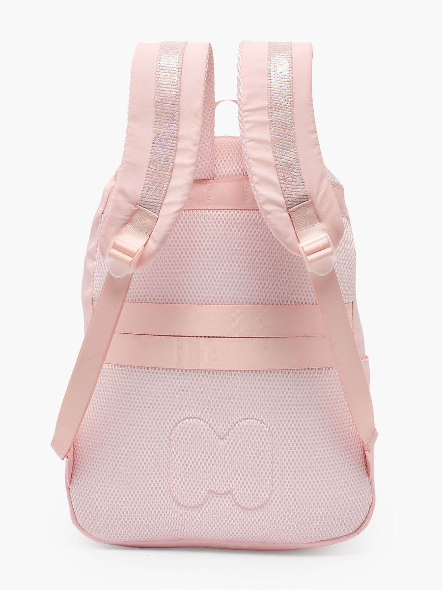 Girls Textured Backpack with Padded Shoulder Straps - 17 inch