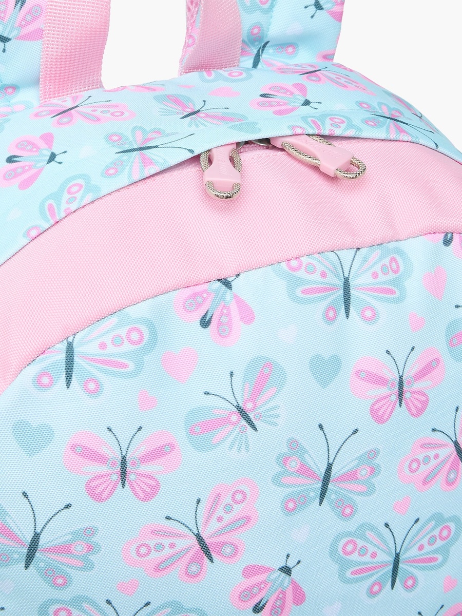 Butterfly Print Backpack with Adjustable Shoulder Straps - 18 inch