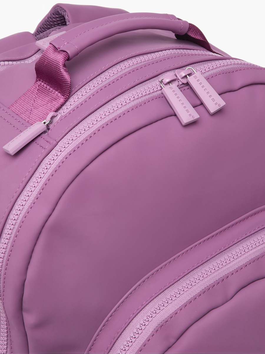 Girls Monocromo Solid Backpack with Adjustable Shoulder Straps - 18 inch