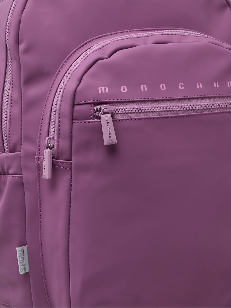 Girls Monocromo Solid Backpack with Adjustable Shoulder Straps - 18 inch