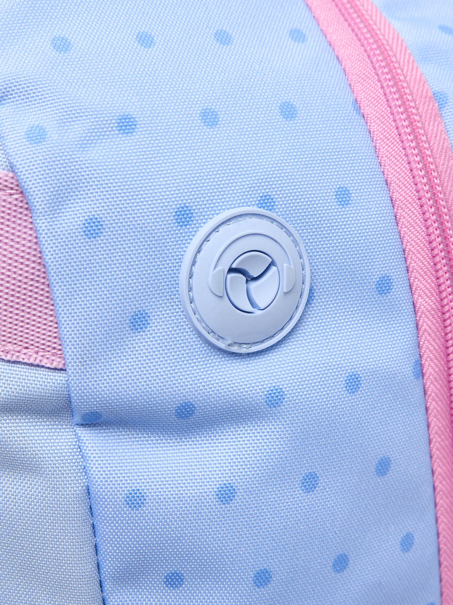 Girls Heart Print Backpack with Pom-Pom Accent - 18 inch