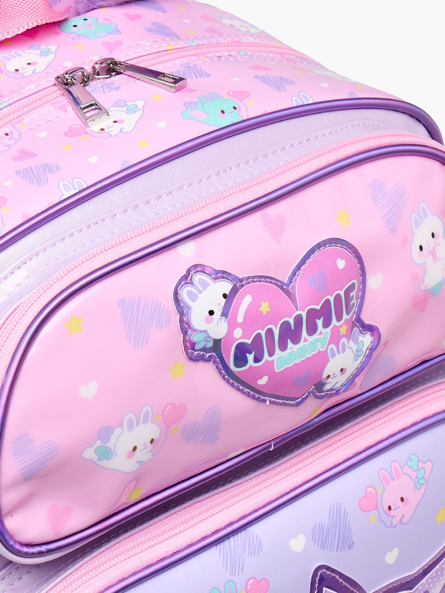 Girls Printed Backpackwith Adjustable Shoulder Straps - 16 inch
