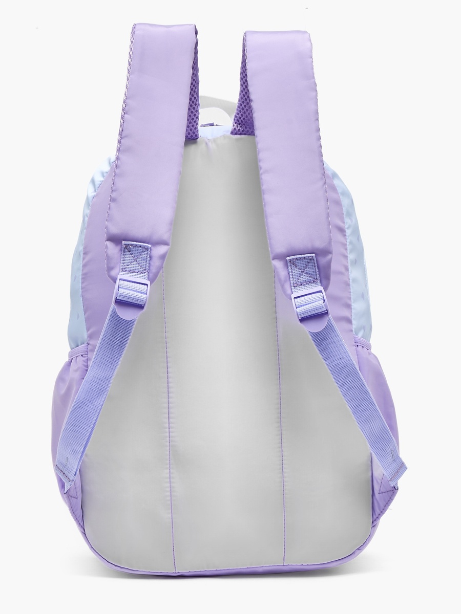 Tropical Print Backpack with Padded Shoulder Straps - 17 inch