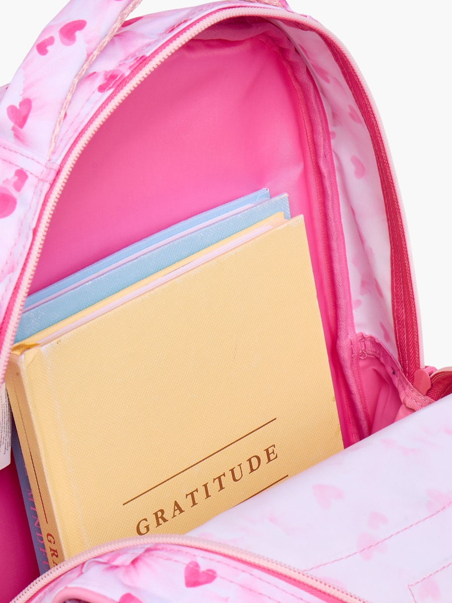 Girls Ballerina Print Backpack with Adjustable Straps - 12 inch