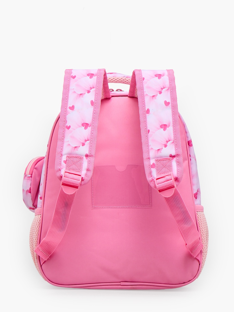 Girls Ballerina Print Backpack with Adjustable Straps - 12 inch
