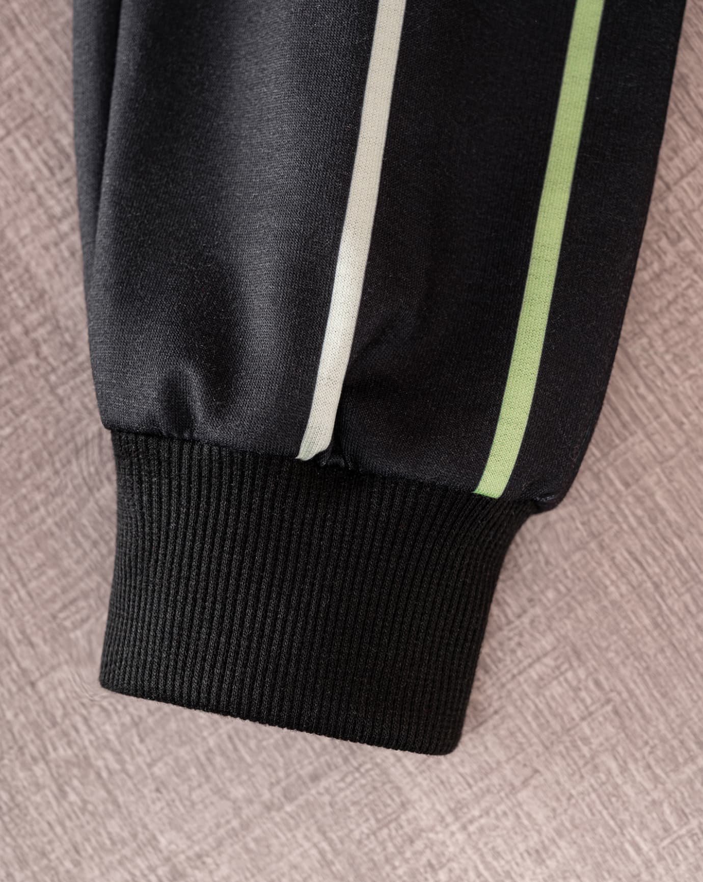Boys Hooded Color Block Trousers Set