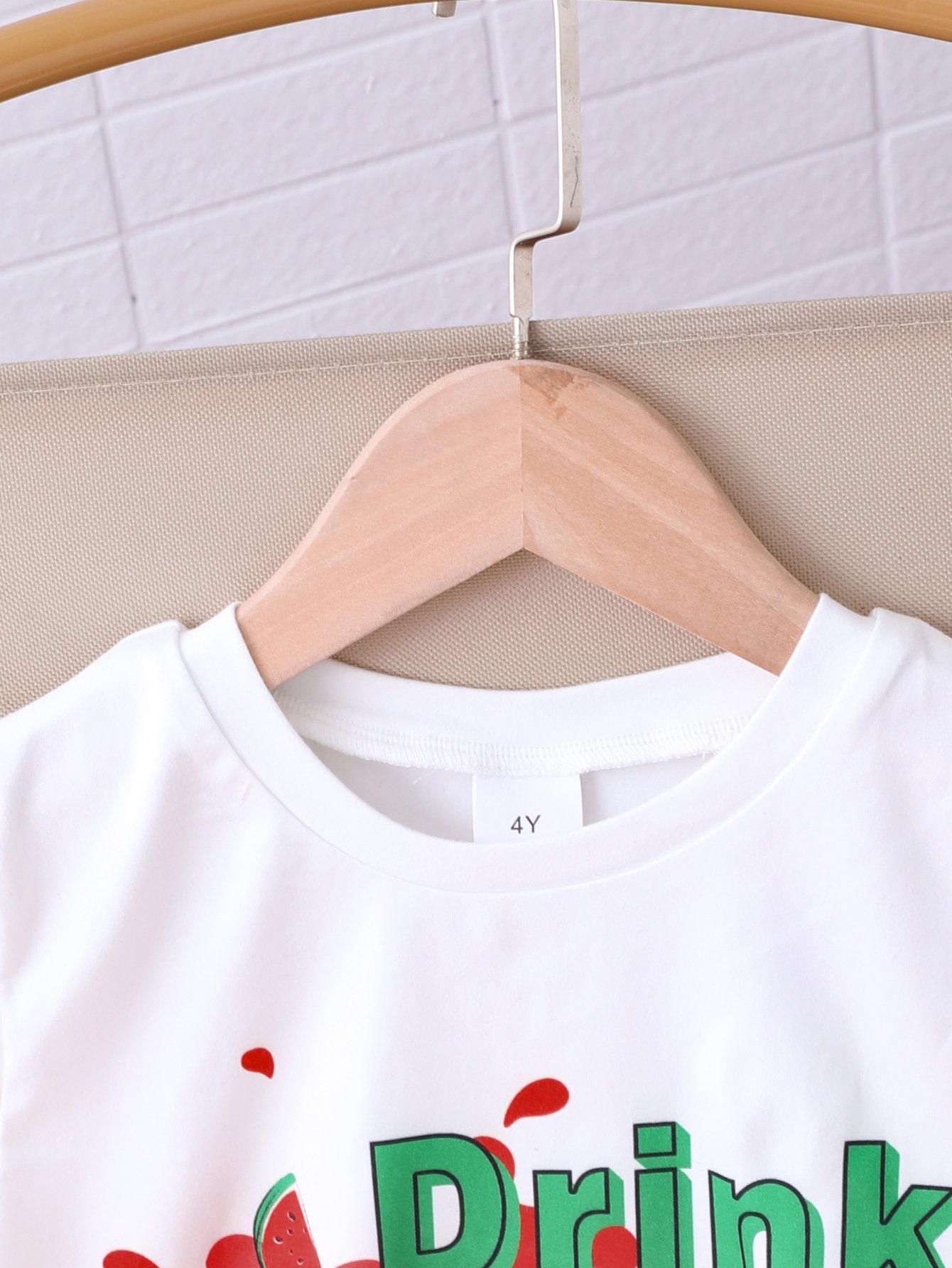 Boys Graphic Sleeveless T-Shirt and Red Shorts Set