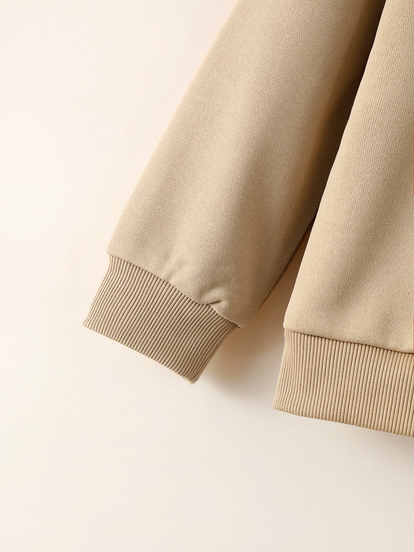 Boys Khaki Los Angeles Graphic Knitted Sweatshirt and Trousers Set