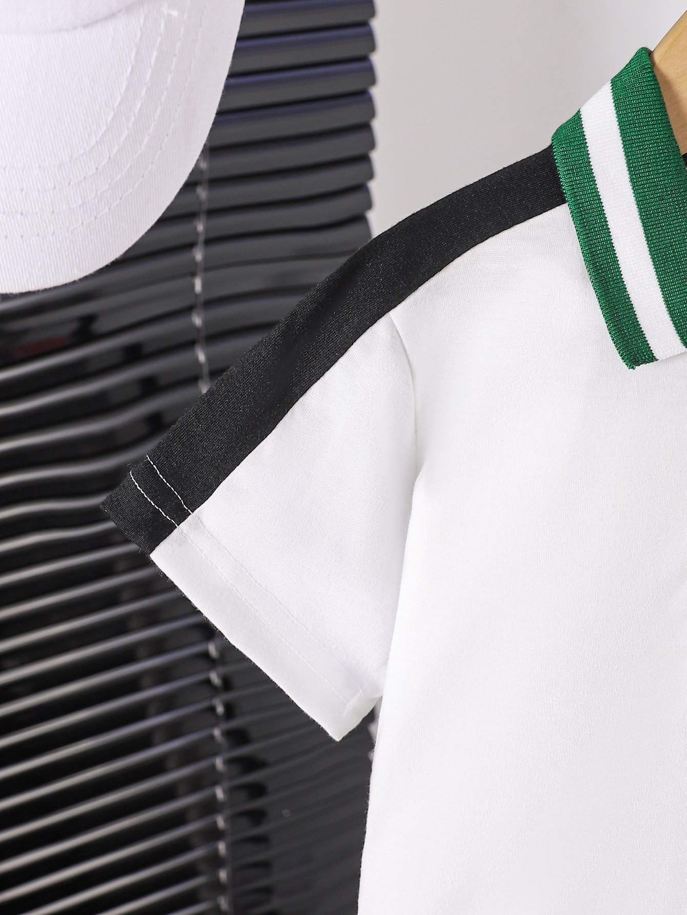Boys Graphic Polo and Shorts Set