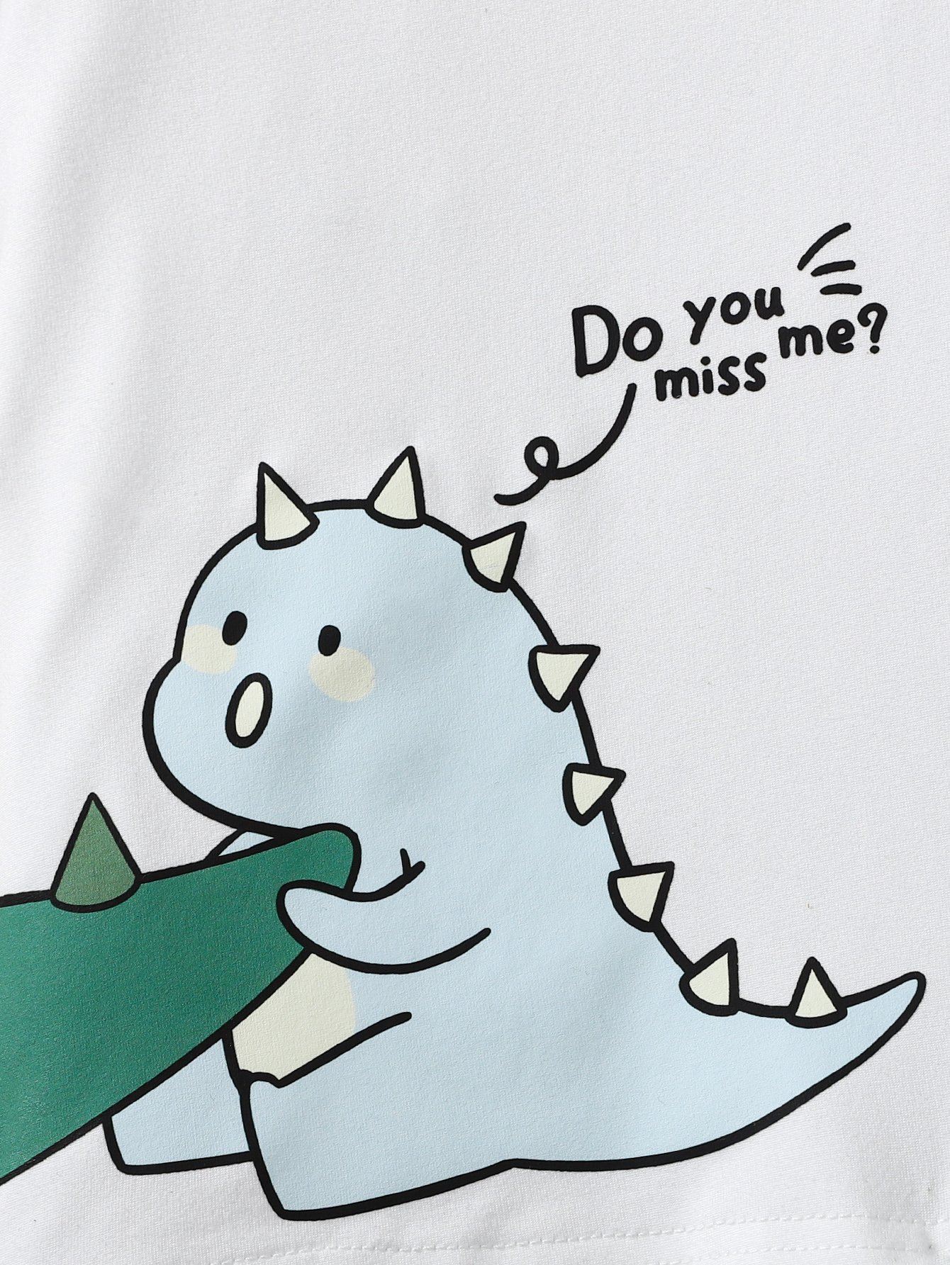 Boys Dinosaur Print Short Sleeve Top and Shorts Set