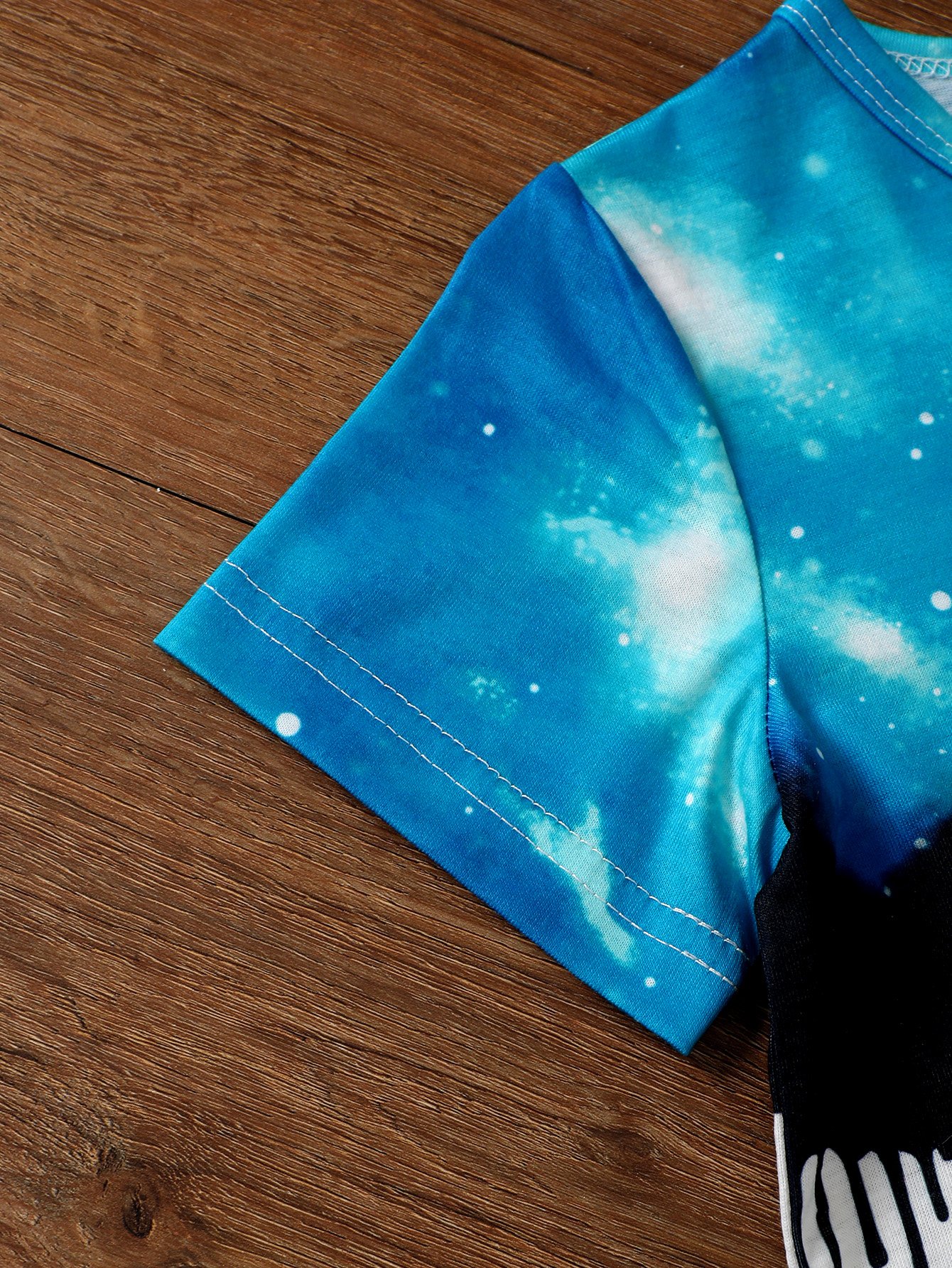 Boys Space Skater Graphic T-Shirt and Shorts Set