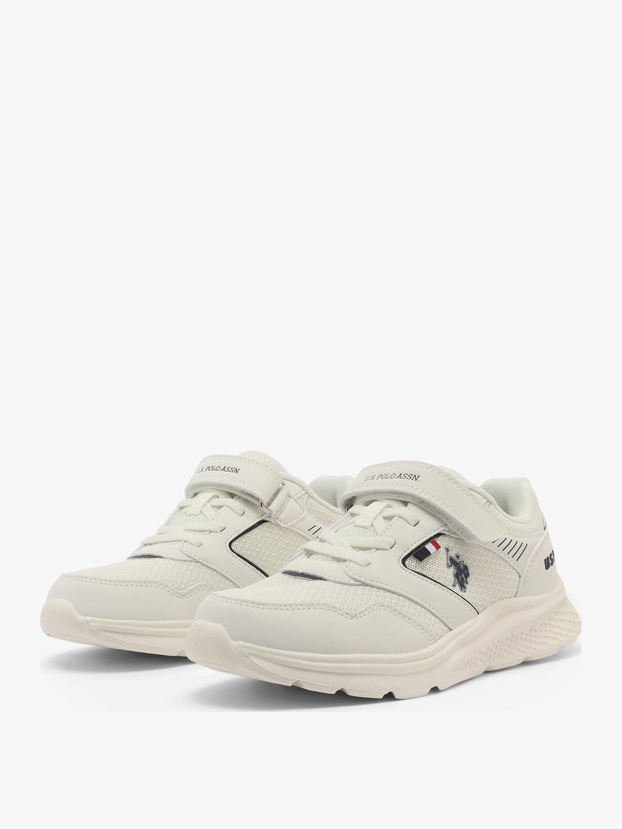 Boys Logo Detail Hook and Loop Sneakers