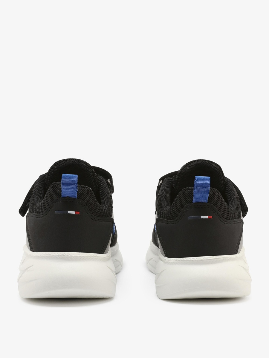 Boys Logo Sneakers with Hook and Loop Closure