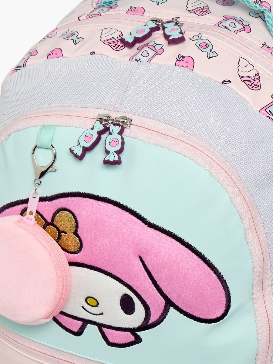 My Melody Accent Backpack with Padded Shoulder Straps