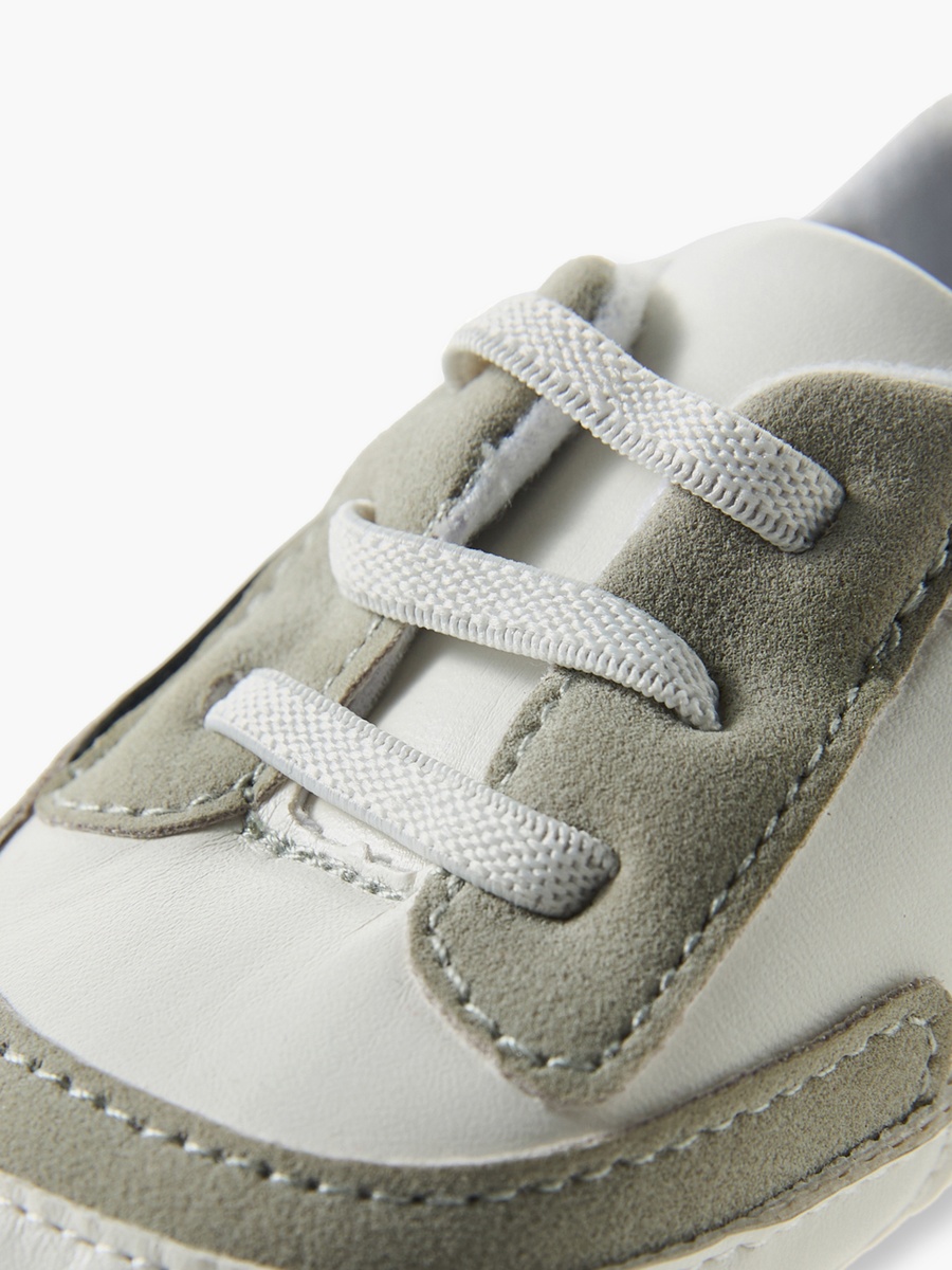 Color Block Booties with Lace-Up Design