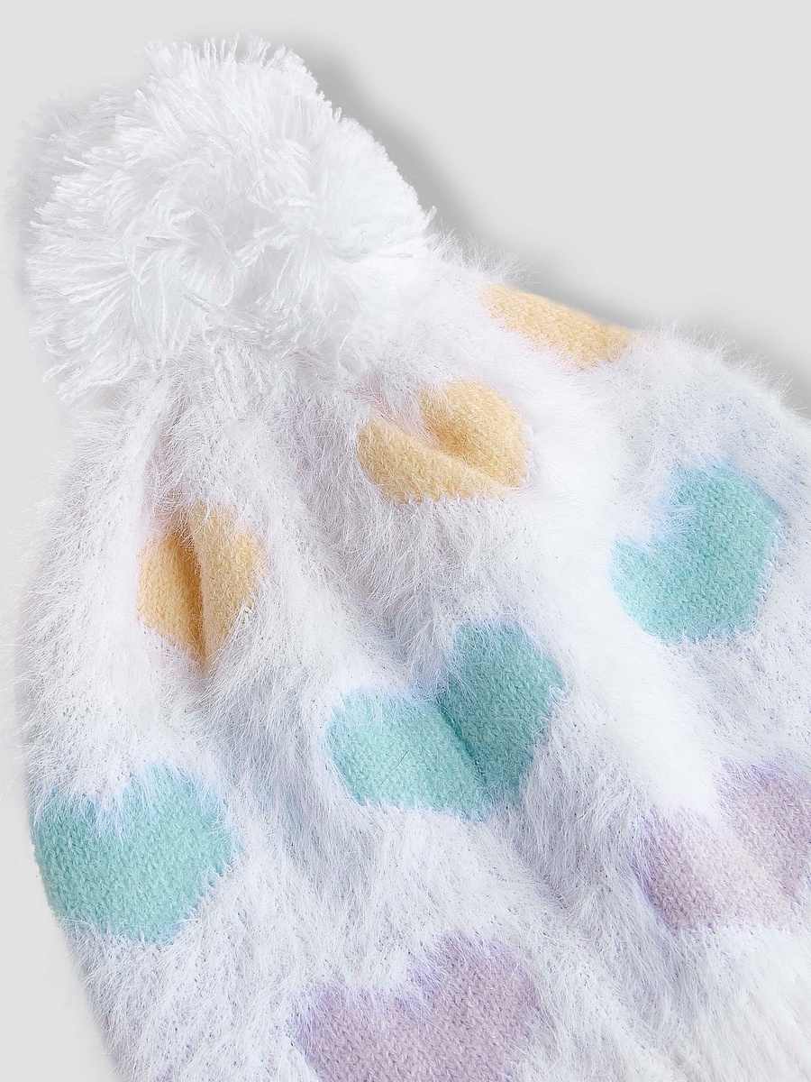 Winter Beanie with Gloves and Scarf