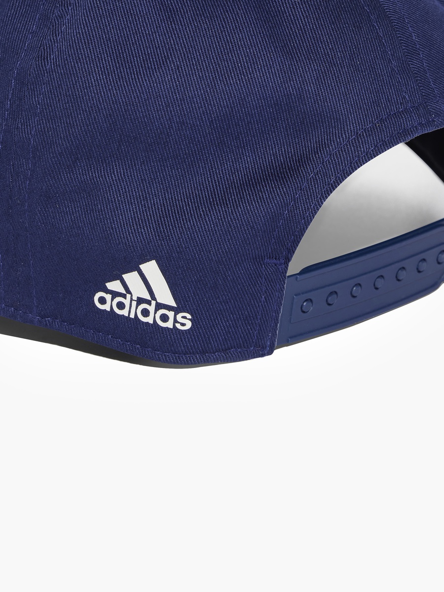 Logo Print Cap with Snap Back Closure