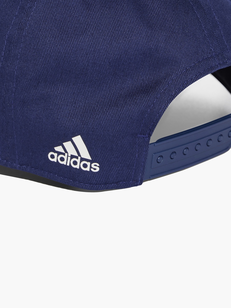 Logo Print Cap with Snap Back Closure
