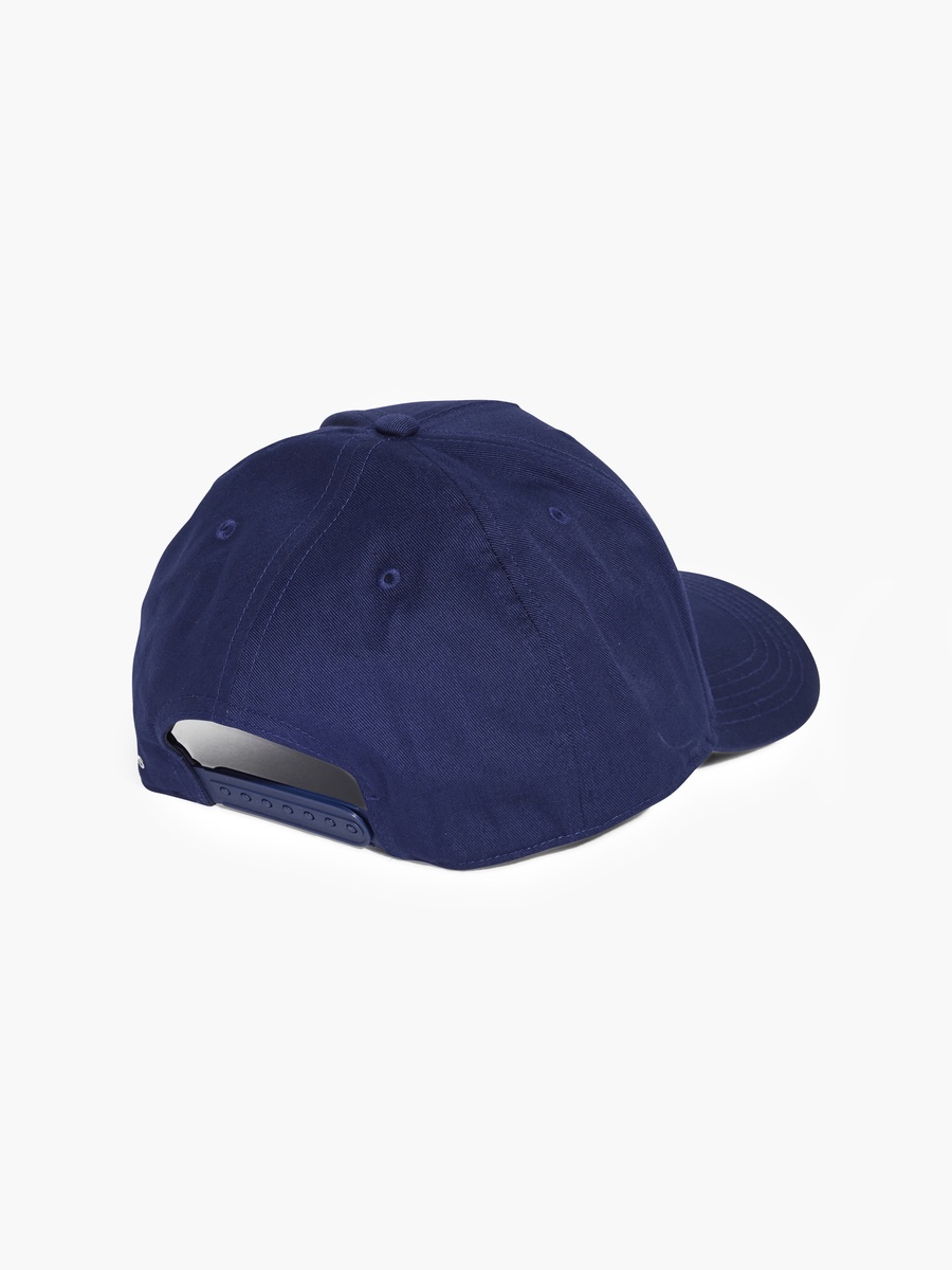 Logo Print Cap with Snap Back Closure