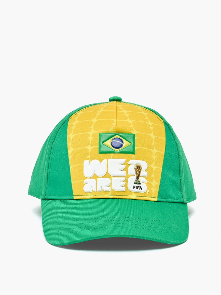 Cap with Brazil Print