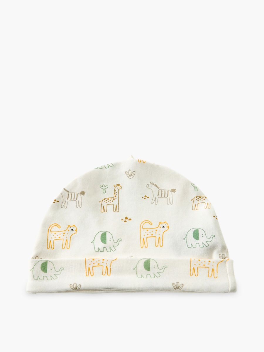 Pack of 3 Cap with Safari Print