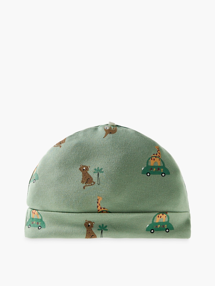 Pack of 3 Cap with Safari Print