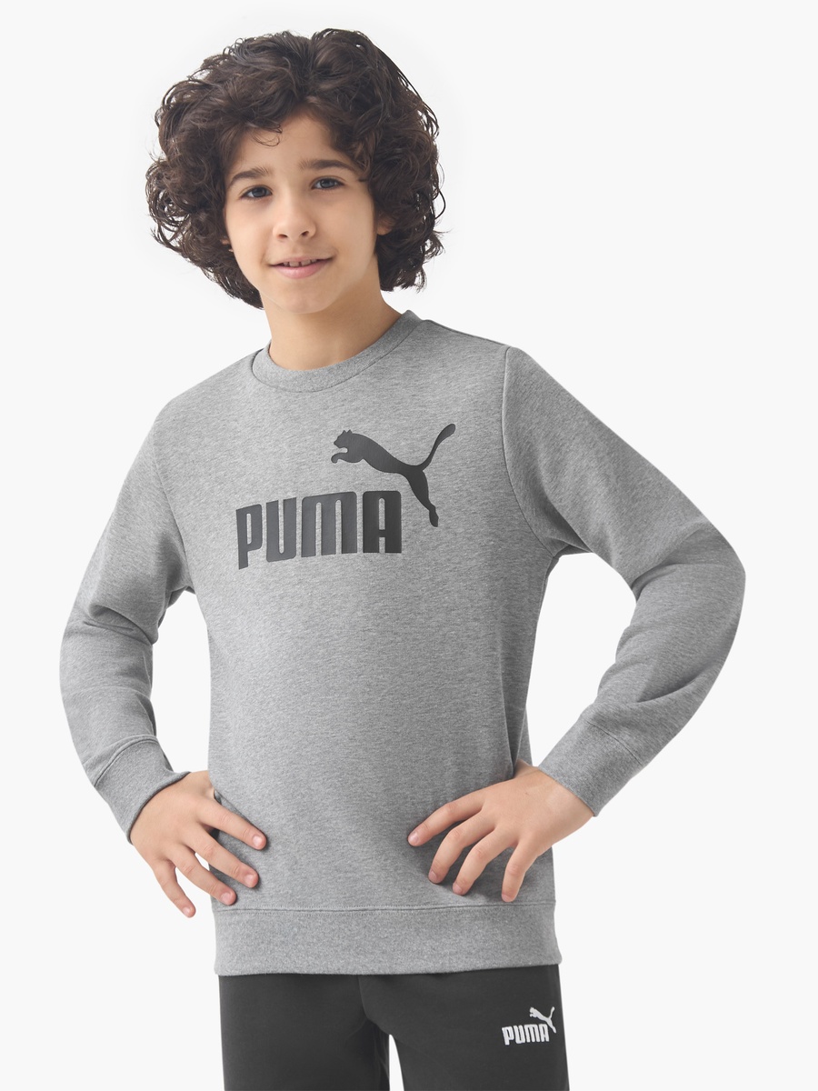 Logo Print Sweatshirt with Long Sleeves